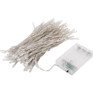 Emmliy Led String Lights for Decorative, 4.5V 4W DIY Ambient Light for Parties Weddings, Constant Brightness and Flicker Two Modes, Battery Powered, IP44 Waterproof (Multicolor) (Red, Yellow, Blue, Green)