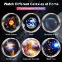 Planetarium Projector Pro for Bedroom, 13 in 1 Star Projector Galaxy Light, Ceiling Night Light Milky Way Mood Lighting with Timer, LED Space Galaxy Lamp Bedroom Room Decor for Adults Kids - White