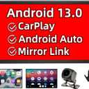 Binize Double Din Car Stereo Android 13 System 10.1 Inch Car Radio with Wireless Carplay Android Auto Touch Screen Radio Head Unit Multimedia Player,Bluetooth,GPS Navigation,FM,Backup Camera