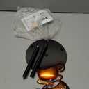 Standing Paper Towel Roll Holder Countertop for Coffee Lovers Women Men, Farmhouse Kitchen Decor and Accessories, Coffee Table Decor for Kitchen Home, 3D Hand-Painting Pattern, Metal