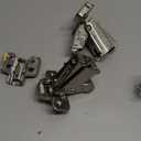 2 Pack Frameless Full Overlay 175 Degree Soft Close Lazy Susan Hinges, Clip ON Plate, Chibery Multi-Pivot Concealed Hardware for Corner Kitchen Cabinet, Cupboard Folded, Folden Door, Closets