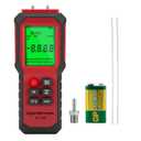 YZT Digital Manometer - Air, Gas Pressure Meter with Differential Gauge and Dual-Port Tester (9v Battery Included)