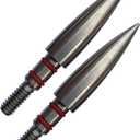 Field Points 100/125/150/200 Grains,Stainless Steel Archery Field Points Screw in Archery Field Tips (12 Pack)