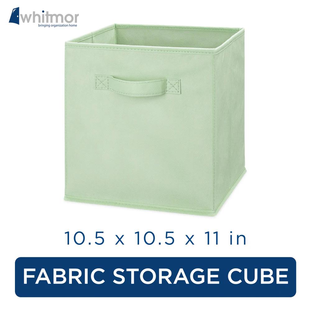 Whitmor Collapsible Storage Cube - SeaGreen 11in