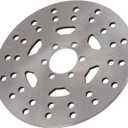 Rear Brake Disc Rotor Plate, 160mm Steel Alloy Bike Brake Rotor with 6 7mm Holes, for 50-125 c c Engine ATVs Dirt Bikes Pit Bikes Quad Bikes 4 Wheelers