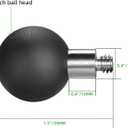 FANAUE 2 Pack Ball Mount Compatible with RAM Mounts B Size 1" Ball Components (1 Inch Ball)