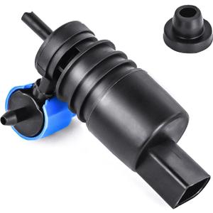 Windshield Washer Pump Compatible with Dodge,Jeep,Chrysler,Ford,BMW,Audi,Chevrolet, Replacement OEM# 8260A059,8260A021,8260A082