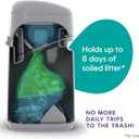 Litter Genie Easy Roll Cat Litter Disposal Pail | Odour Control, Refill Bags & Scoop