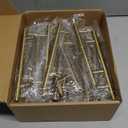 Haliwu 30 Pack Cabinet Handles Brass Gold Cabinet Pulls 5 Inch Hole Center Drawer Pulls Modern Bar Dresser Handles for Bathroom Kitchen Bedroom