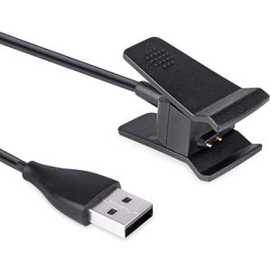 Black Charger Compatible for Fitbit Alta, Replacement USB Charging Cable Clip for Fitbit Alta Fitness Tracker 100cm / 3.3ft Arm and Wristband Technology, Charging Cables Accessories