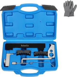 ReluxGo Engine Camshaft Tensioning Locking Alignment Timing Belt Tool Kit for Chevy Cruze Aveo Alfa Romeo Fiat 16V 1.4 1.6 1.8 en6340 km6340