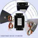3315332.005,F48AF70A61 RV AC Fan Motor Replacement -1/4 HP 115V 3-Speed,Compatible with Dometic B57915 B59516 B59146 B59186 B59196 B59530 1-Year Qa
