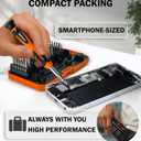 AV Steel Precision Screwdriver Set 51-in-1, Small Screwdriver Kit with Portable Storage Case, Magnetic Repair Precision Tool Kit for Electronics, PC, Phone, DIY Projects, Home Repairs