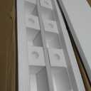 LOCALAND 30 in. W x 4 in. H Engineered Stone Backsplash for Bathroom Vanity Sink Top in Ariston White