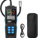 Natural Gas Detector, Gas Leak Detector with Audible & Visual Alarm, Rechargeable Gas Sniffer with 11.3-inch Gooseneck, Locating Propane, Natural Gas, Combustible Gas Leak for Home and RV