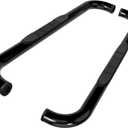 TAC Side Steps Fit 2009-2018 RAM 1500|2019-2023 RAM 1500 Classic|2010-2024 Dodge RAM 2500/3500/4500/5500 Regular Cab 3" Black Step Rails Running Boards Off Road Exterior Accessories 2Pcs