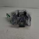 GIGALUMI 8 Pack Solar Hanging Lantern Outdoor, Candle Effect Light with Stakes for Garden, Patio, Lawn, Deck, Umbrella, Tent, Tree, Yard, Driveway-Warm White