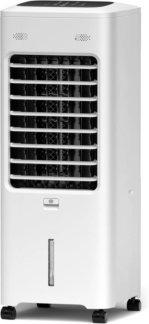 Windowless Air Conditioner Portable, Swamp Cooler Air Conditioner with 2 Gal Water Tank, Ventless Evaporative Air Cooler, 3 Modes, 3 Speeds, Timer, Remote, Swing, Suitable for Home Indoor Bedroom