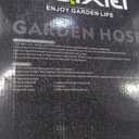 Relxitl Garden Hose 100feet, Water Hose with 10 Function Hose Nozzle, NON-Expandable Hose, Tough & Flexible, Lightweight, Crush Resistant Fittings, Kink & Tangle Free, Rust Proof for Watering