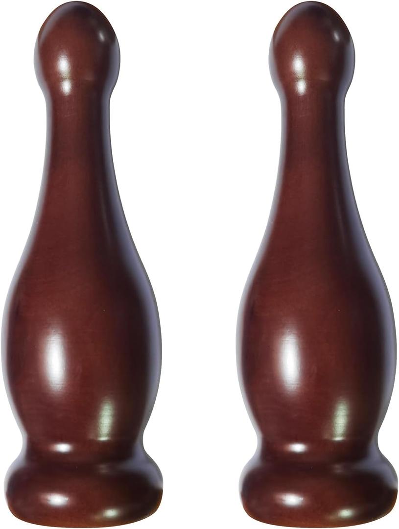 Wood Bedpost Finials Decorative Newel Post Cap Bed Post Finial for Bed Rod Topper Wooden Finial Cap, Classic Dark Brown Cap for Bedpost (Walnut 8.5 inch)