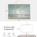 InSimSea Large Canvas Scroll Coastal Wall Art, 36x54 Inch