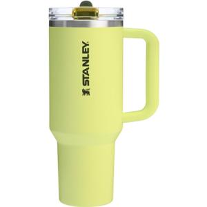 STANLEY Quencher ProTour Flip Straw Tumbler with Leakproof Lid 40 oz | Built-In Straw and Handle | Cup Holder Compatible for Travel | Insulated Stainless Steel Cup | BPA-Free | Prickly Pear