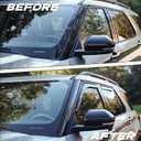 Rain Guards Side Window Visor Vent Outside Mount Fits for Ford Explorer 2020 2021 2022 2023 2024 2025 2026