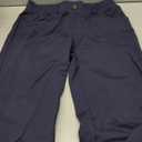 M MOTEEPI 7/8 Golf Pants Women with 4 Pockets Lightweight Stretchy Work Hiking Travel Pants Outdoor M, Navy Blue