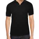 No logo Men's Cotton Polo Shirt, L