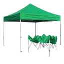 10x10 ft Super Heavy Duty Outdoor Gazebo Canopy Tent, Popup Foldable Canopy Tent, Picnic Tent, Medical Tent (Green, 27)