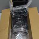 Twist-On Waste Valve RV Gate Valve with Built-in Clear Adapter Compatible with Most Brands of Bayonet/Lug Adapter UV-Resistant(1Pack) Black&Clear(8049)