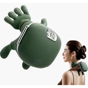 Neck Massager, Neck and Shoulder Pro, Upgraded Hand Shoulder & Neck Massager with Heat, Electric Massager en Forma de Mano, Real Hand Massagers for Muscles, Like Fingers (A)