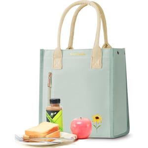 GLORIEROO Lunch Box Bag Women Girls - Insulated Leakproof Waterproof Lightweight Reusable Cooler for Work Picnic - Back to School Teacher Mothers Day Christmas Birthday Gifts