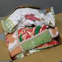 Bedsure Christmas Quilt King Size - Red Quilts for King Size Bed, Multicolor Patchwork Printed Pattern Christmas Bedding, Soft Lightweight Coverlet Bedspread (106"x96")