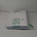 Cervical Neck Pillow for Pain Relief - Ergonomic Contour Memory Foam Pillows, Cooling Side Sleeper Pillow for Sleeping, Orthopedic Bed Pillow for Back Stomach Sleepers with Pillowcase (White & Blue)