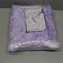 FlyDOIT Purple Tie-Dyed Large Rugs for Living Room, 4x6 Feet Shaggy Rug Fluffy Throw Carpets, Ultra Soft Plush Modern Indoor Fuzzy Rugs for Bedroom Girls Kids Nursery Room Dorm Home Decor