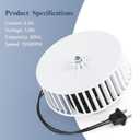 8662 Bathroom Fan Motor Replacement, Bathroom Exhaust Fan Compatible with Nutone 8662N, 8572, 8672, 8672N, 8831, 8832, 8832N, 8833, 8861, MH8861N, Ventilation Fan Motor Quiet Operation
