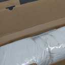 Serta Goose Feather Down Fiber Comforter Queen Size - 100% Cotton Cover Duvet Insert - Hotel Luxury Hypoallergenic Bedding Comforter All Season Medium Warmth 90 x 90 Inch White