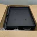 Hairstylist Tray on Wheels, Rolling Salon Tray with Holder and Hair Separator Stand, Salon Trolley Adjustable Tray with Storage Platform Dye Bowls and Tools for Hair Stylist