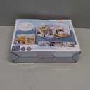 MAGQOO 3D Wooden Dollhouse Miniature DIY House Kit with Furniture,1:24 DIY Dollhouse Kit Dust Proof Included (Blue Times)