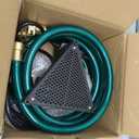 Water Transfer Pump, 115V 1/10HP Electric Utility Pump with On/Off Switch 2 * 6 ft Water Hoses Kit for Removing Water from Garden Pools Aquariums Hot Tub Draining 1/8 Low Suction for Rain Barrel
