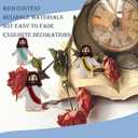 30PCS Little Jesus Figures, Mini Jesus Figurines in Bulk, Multicolor Tiny Jesus Figures, Miniature Figurines to Hide and Seek Religious Gifts for Easter Egg Stuffers