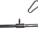 Wide Grip Lat Pull Down Bar, Press Down Bar, Cable Machine Attachment Multi Gym Attachment Solid Steel Tricep V-Bar