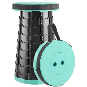 Collapsible Stool Thickened, Portable Foldable Chair, Retractable Stool for Fishing, Portable stools for Adults Hiking Tours, BBQ, Parties, Camping Stools Outdoor Activities