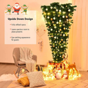 7 ft. Unlit Upside Down Artificial Christmas Tree with 1000 Tips