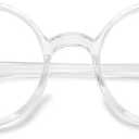 Round Blue Light Blocking Reading Glasses for Women Men Retro TR90 Ultra-light Nerd Eyeglasses Readers Eyewear