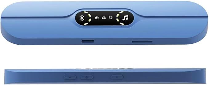 Pillow Speaker for Sleeping, Mini Bone Conduction Bluetooth Under Pillow Speaker with 10 Soothing Sounds, Sleep Timer, TF Card Support for Side Sleepers & Deep Sleep, Blue