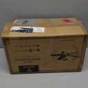 Ceiling Fan with Light Remote: 36 Inch Small Ceiling Fans for Kids Bedroom Dorm Room Small Room- Reversible Quiet DC Motor Dimmable Light with 6 Speeds(Bronze+Walnut)