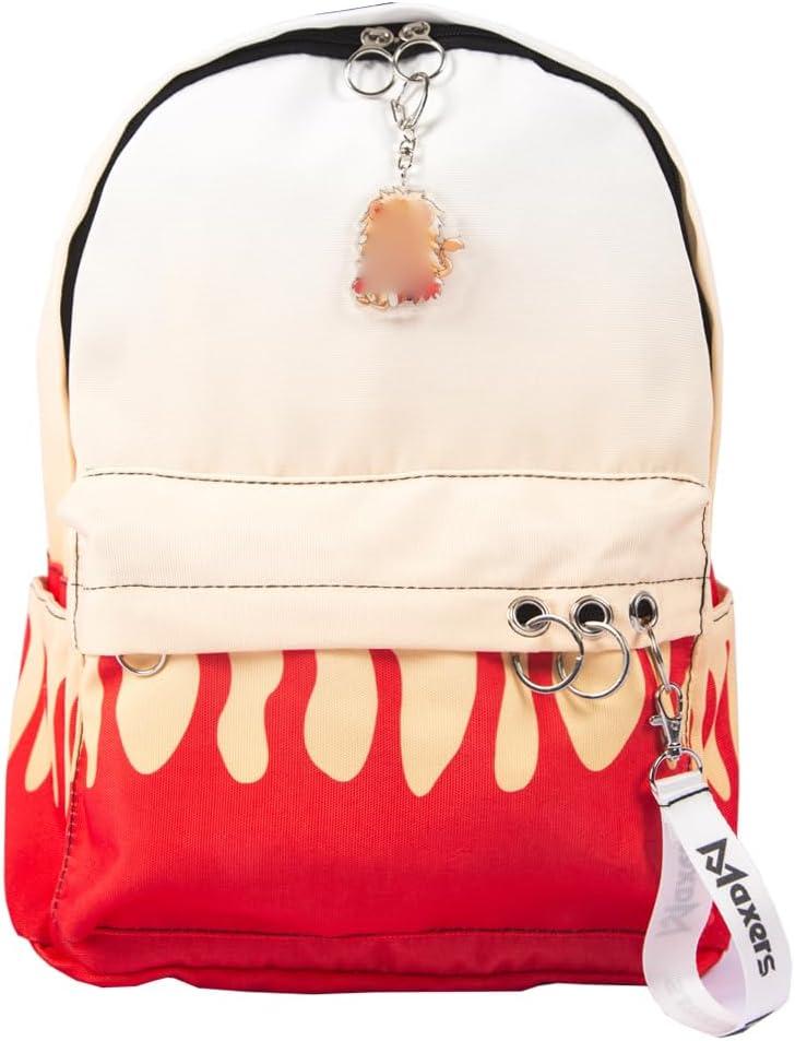 Maxer School Bag Outdoor Casual Shoulders Backpack Japanese Anime Travel Daypacks for Women Men, 16.1 x 11.8x 7 inches (L x H x W).