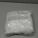 ROWNYEON Makeup Brush Bag, High Capacity Stand-Up Makeup Brush Holder, Travel Professional Cosmetic Bag Artist Organizer Bag Large Makeup Brush Case with Adjustable Divider (Brushes Not included) (White)